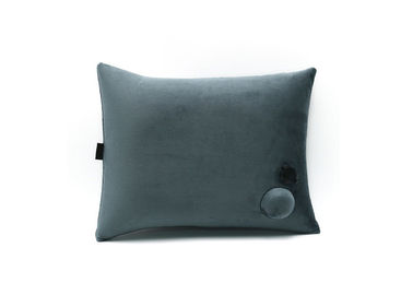 Matériel 100% gonflable adapté aux besoins du client de polyester d'oreiller de voyage d'air de couleur fournisseur