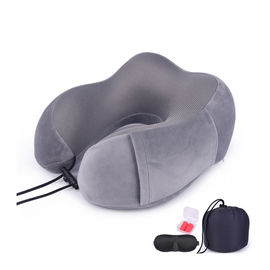 Polyester/oreiller lombaire de mousse faite sur commande mémoire de coton, petit pain de cou de mousse de mémoire fournisseur