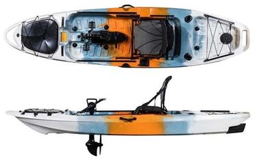 Kayak 10FT pour des adultes, longue durée de pêche Seat de pédale matérielle de LLDPE petit fournisseur