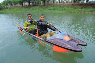 Les accessoires libèrent le bateau transparent en verre de polycarbonate de palette de kayak de canoë fournisseur