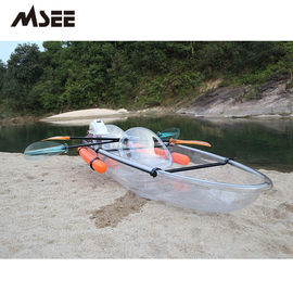 Les accessoires libèrent le bateau en verre de kayak de polycarbonate en plastique clair de palette avec le moteur fournisseur