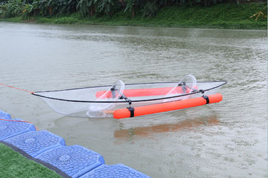 Kayak en plastique transparent en plastique de polycarbonate transparent pour pour deux personnes fournisseur