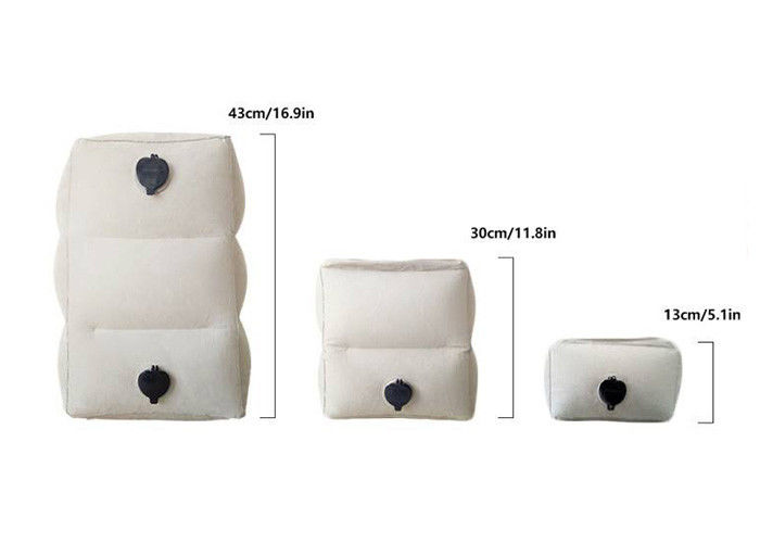 Emballage gonflable adapté aux besoins du client de carton du repos de jambe de PVC de logo 50 * 40 * 28CM fournisseur
