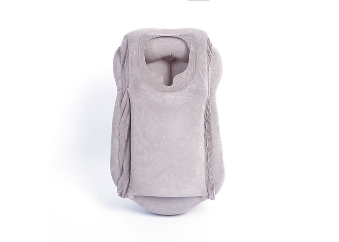 Aérez l'oreiller gonflable de voyage d'oreiller avec le logo de bureau d'oreiller de mousse de mémoire de sac d'oreiller fournisseur