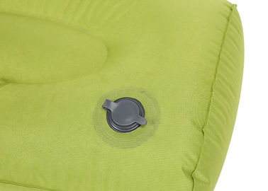 Certification gonflable de la forme CGS de place de couleur verte d'oreiller de voyage de cou fournisseur